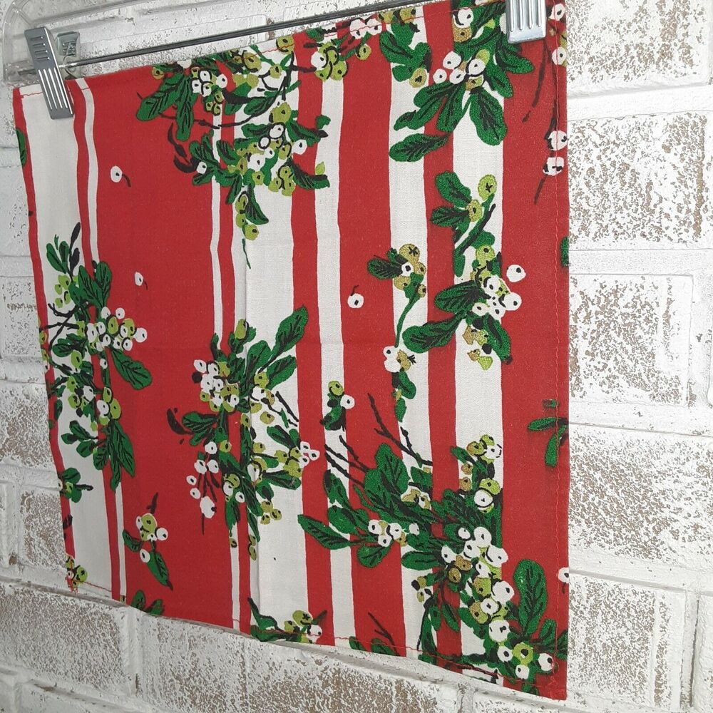 Vintage Napkins New Winter Christmas Set Of 4